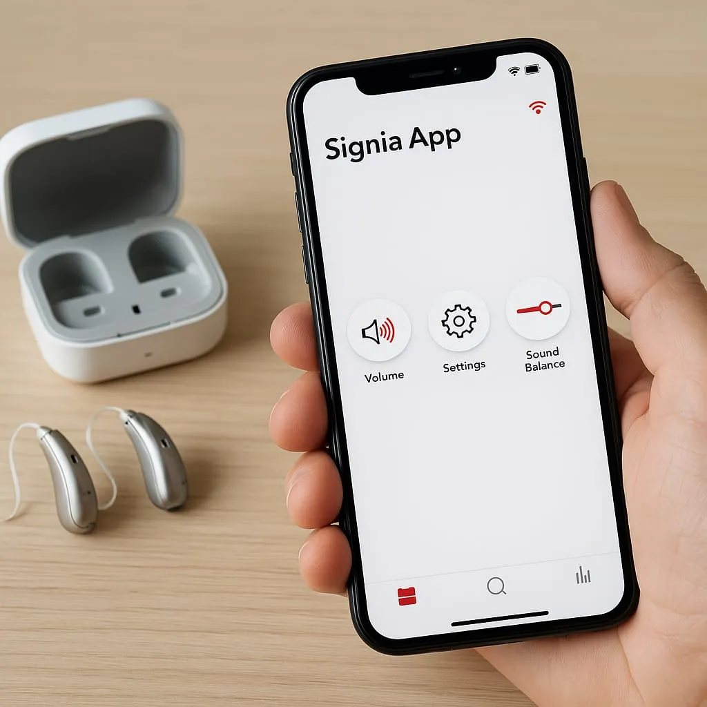 Signia Hearing Aid with Mobile App image5